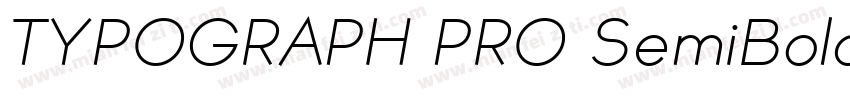 TYPOGRAPH PRO SemiBold字体转换